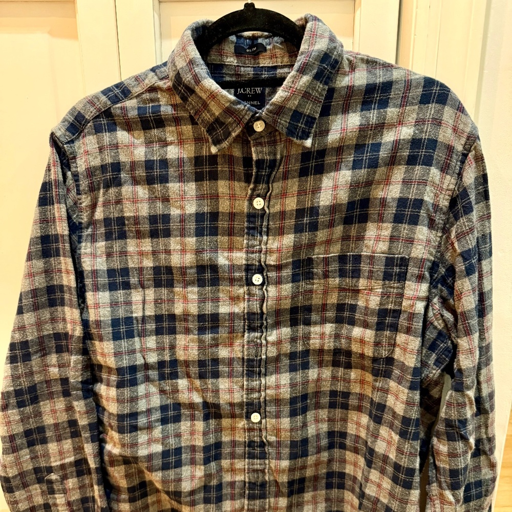 Jcrew Factory Flannel Shirt Size Large